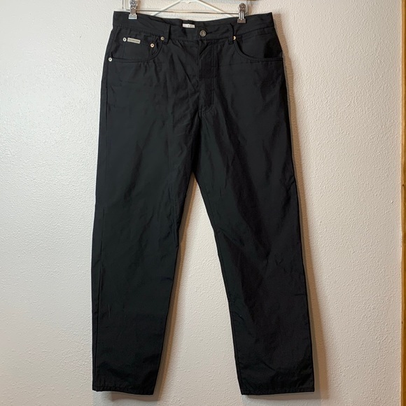Calvin Klein Jeans 100% Polyester Pants sz 36 - Picture 1 of 5